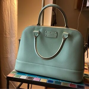 Mint Green Kate Spade hand bag